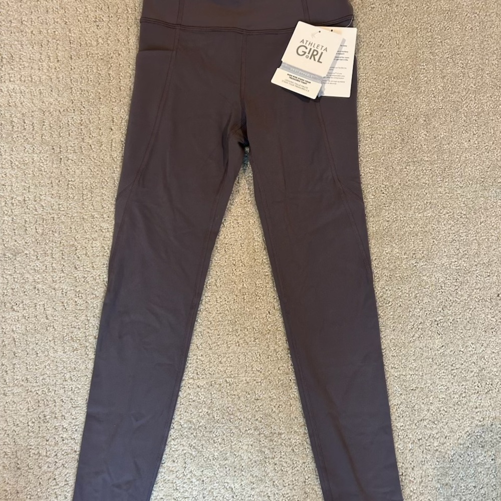 Athleta mauve Kids Leggings